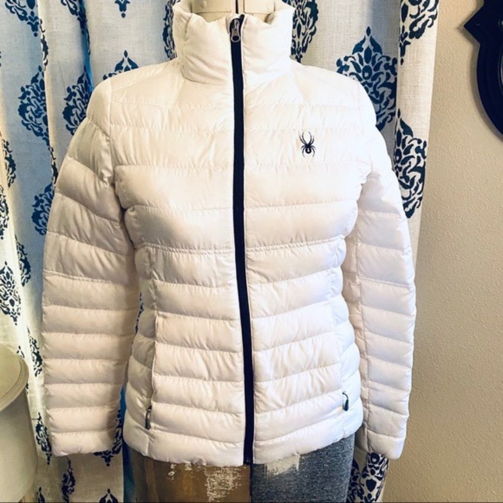Women’s Spyder Puffer White Down Jacket